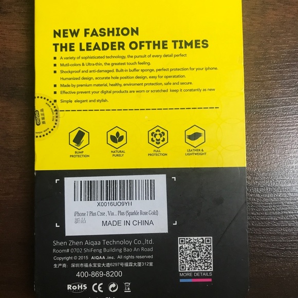 Rose gold blush pink IPhone 7 Plus case - Picture 2 of 3